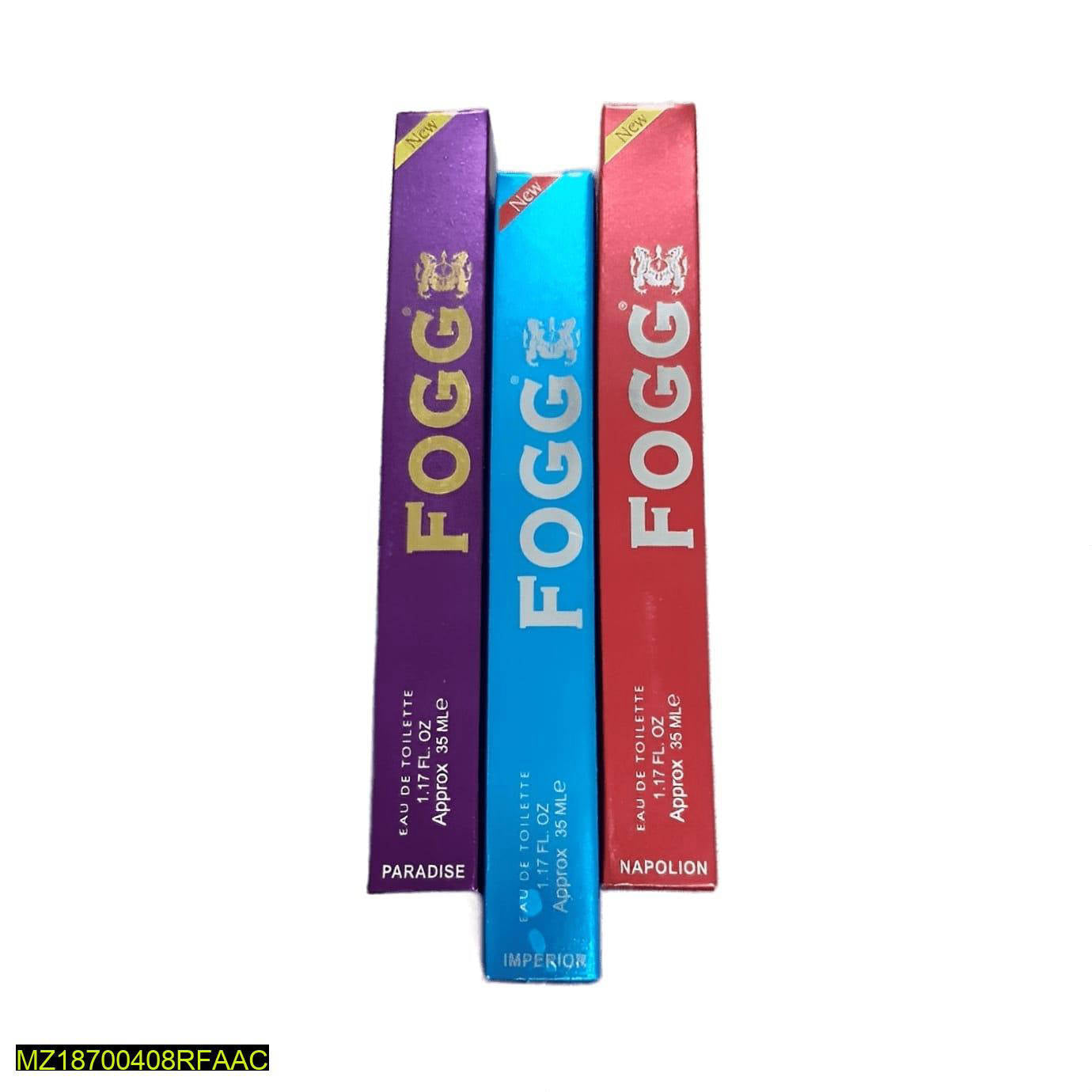 FOGG Pocket Perfumes, Pack Of 3