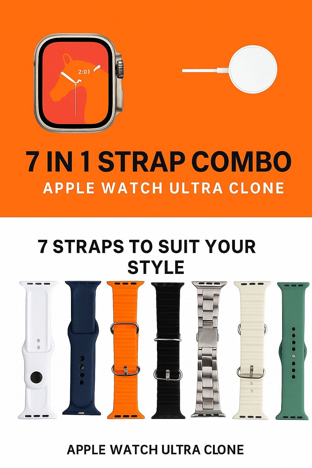 ULTRA Model Smart Watch with Charger