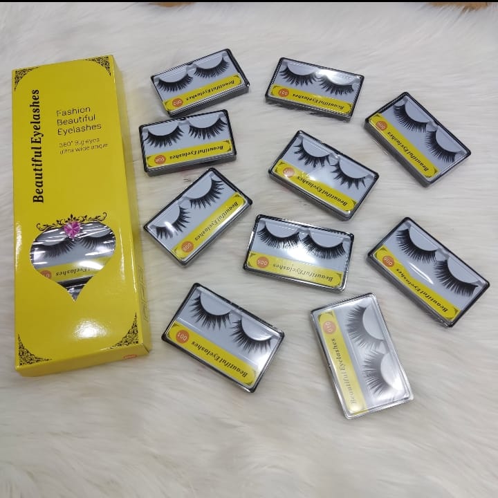 Beautiful 10 Pair Eye Lash Box Different Sizes