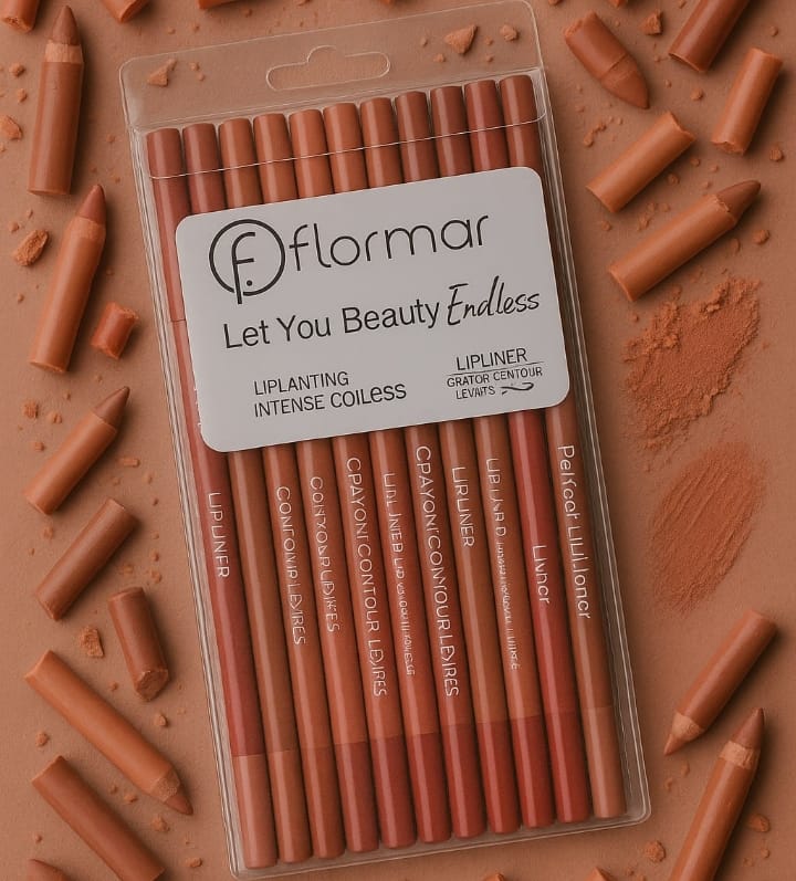 Flormar 12 Pc Matte Lip Liner Pencil Set