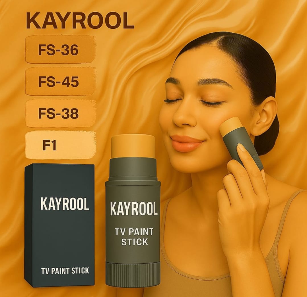 Kayrool 1pc Waterproof Pan Cake Face Powder & Stick