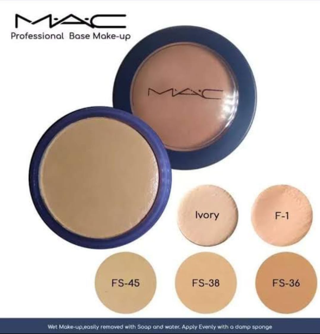 MAC Studio 1pc Cake Dry Base  5 Different Running Shades Available