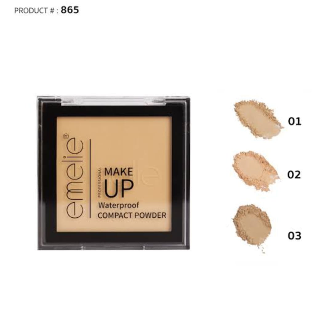 Emelie 01pc Single Matte Compact Powder