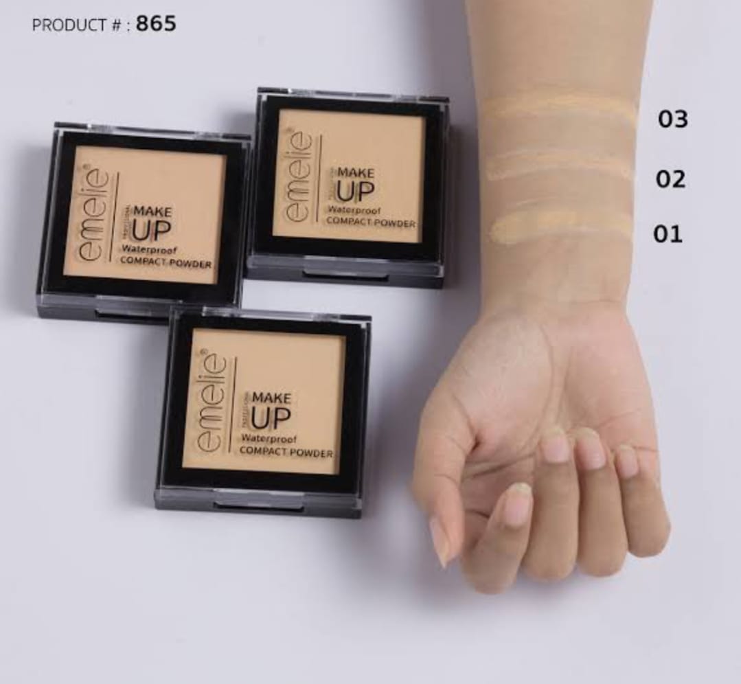 Emelie 01pc Single Matte Compact Powder