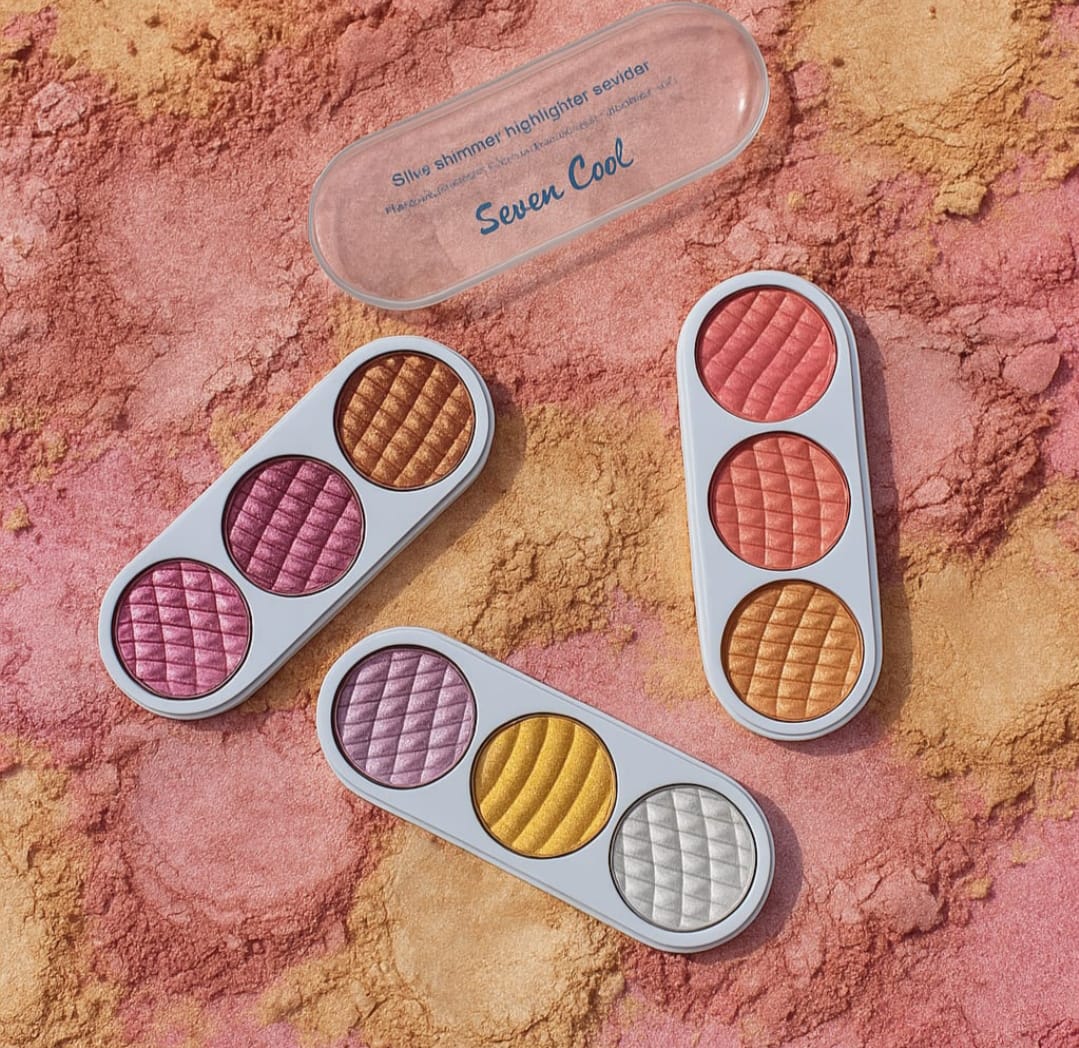 SEVEN COOL 03 Pc 3 in 1 Matte Blush Palette