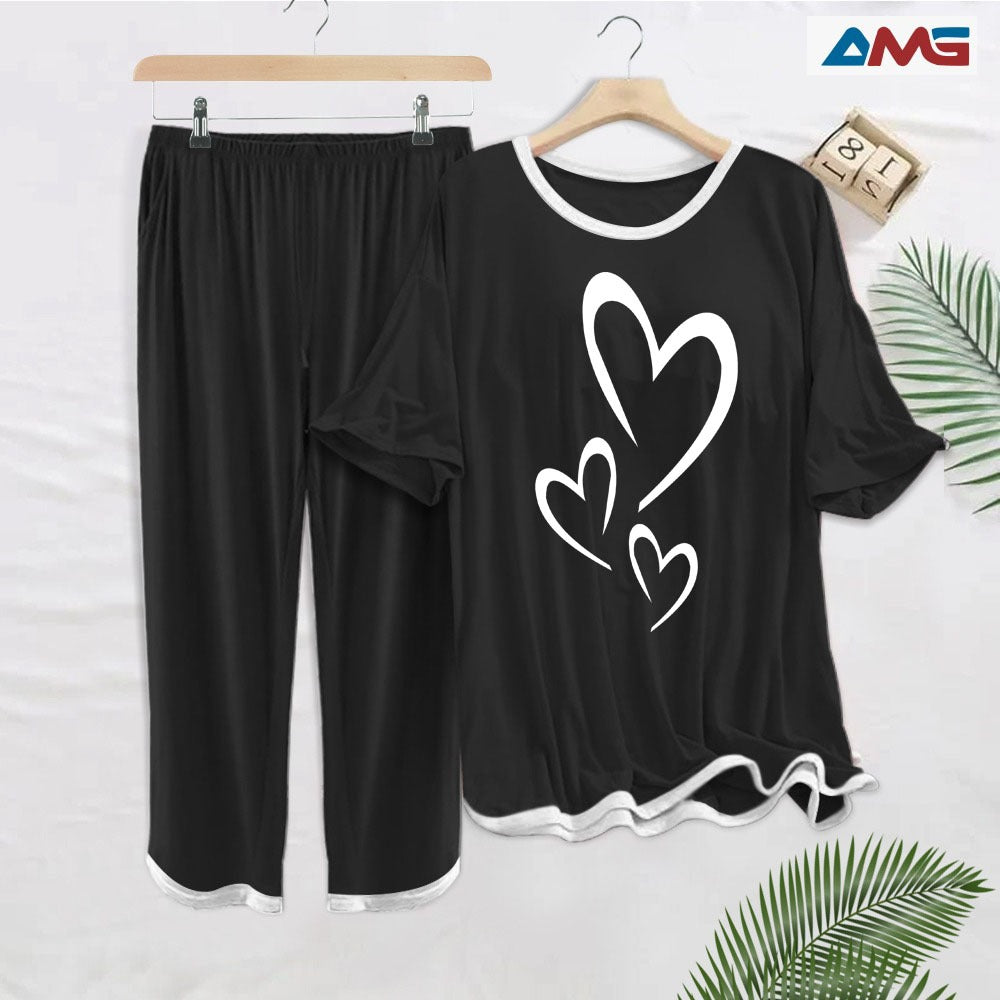Women's night suit , Crafted from soft jersey fabric