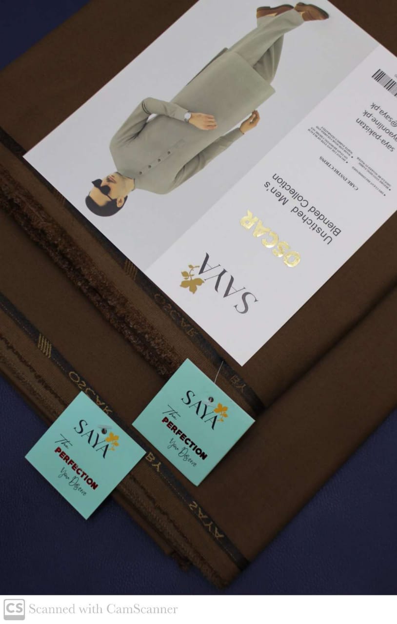 Oscar by Saya – Premium Men’s Blended Un stitch Suit from the  Blended Collection